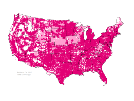 T-Mobile Coverage Map